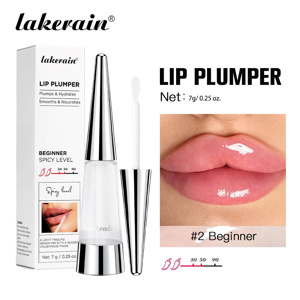 Lip Plumper Deep Hydration Long-Lasting Nourishment High-Shine Gloss Shining Voluminous Finish Lip Moisturizing Liquid