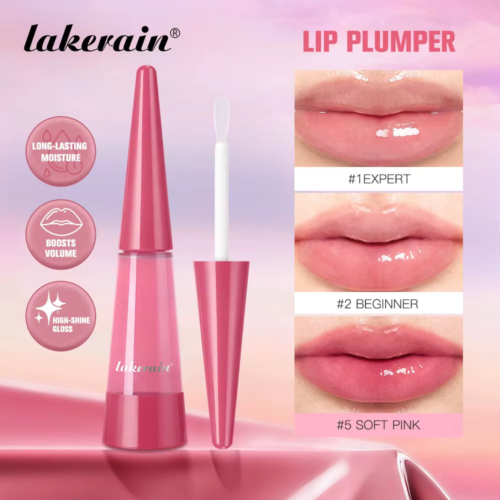 Lip Plumper Deep Hydration Long-Lasting Nourishment High-Shine Gloss Shining Voluminous Finish Lip Moisturizing Liquid