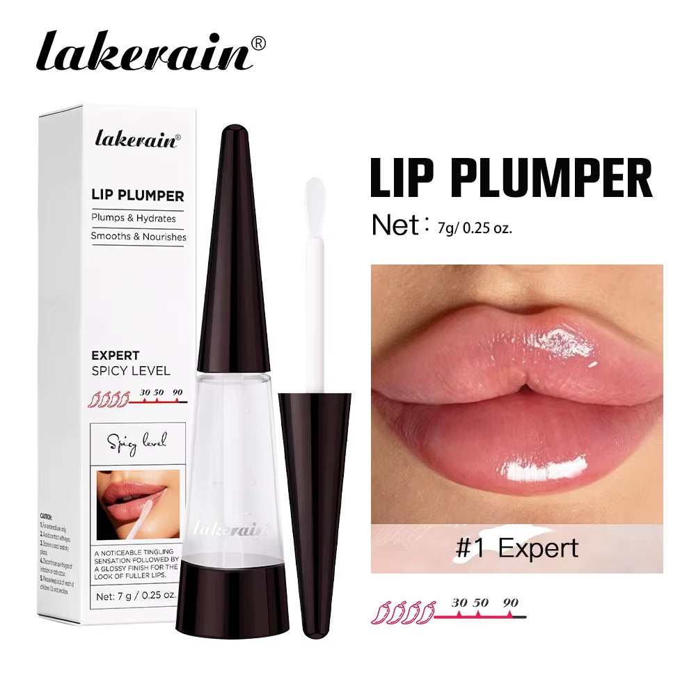 Lip Plumper Deep Hydration Long-Lasting Nourishment High-Shine Gloss Shining Voluminous Finish Lip Moisturizing Liquid