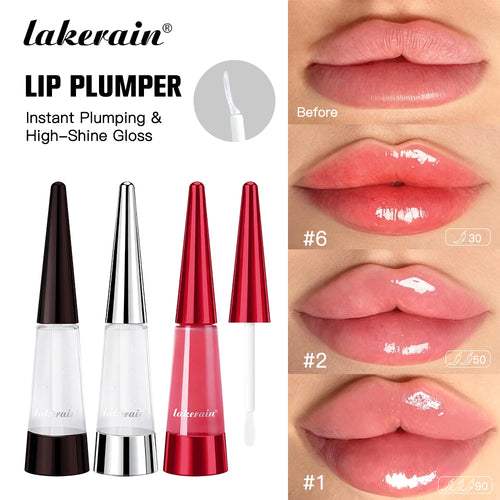 Lip Plumper Deep Hydration Long-Lasting Nourishment High-Shine Gloss Shining Voluminous Finish Lip Moisturizing Liquid